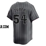 Tyler Zuber Men's New York Mets Limited Graphite 2024 City Connect Jersey