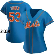 Tyler Zuber Women's New York Mets Royal Authentic Alternate Jersey