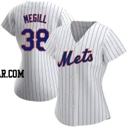 Tylor Megill Women's New York Mets White Replica Home Jersey
