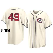 Tyson Miller Men's Chicago Cubs Cream Replica 2022 Field Of Dreams Jersey