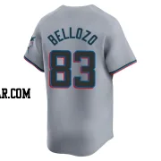 Valente Bellozo Youth Miami Marlins Gray Limited Road Jersey