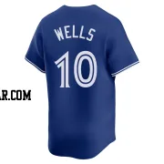Vernon Wells Youth Toronto Blue Jays Royal Limited Alternate Jersey
