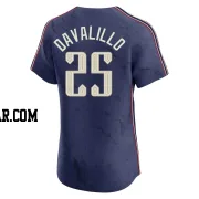 Vic Davalillo Men's Cleveland Guardians Navy Elite 2024 City Connect Jersey