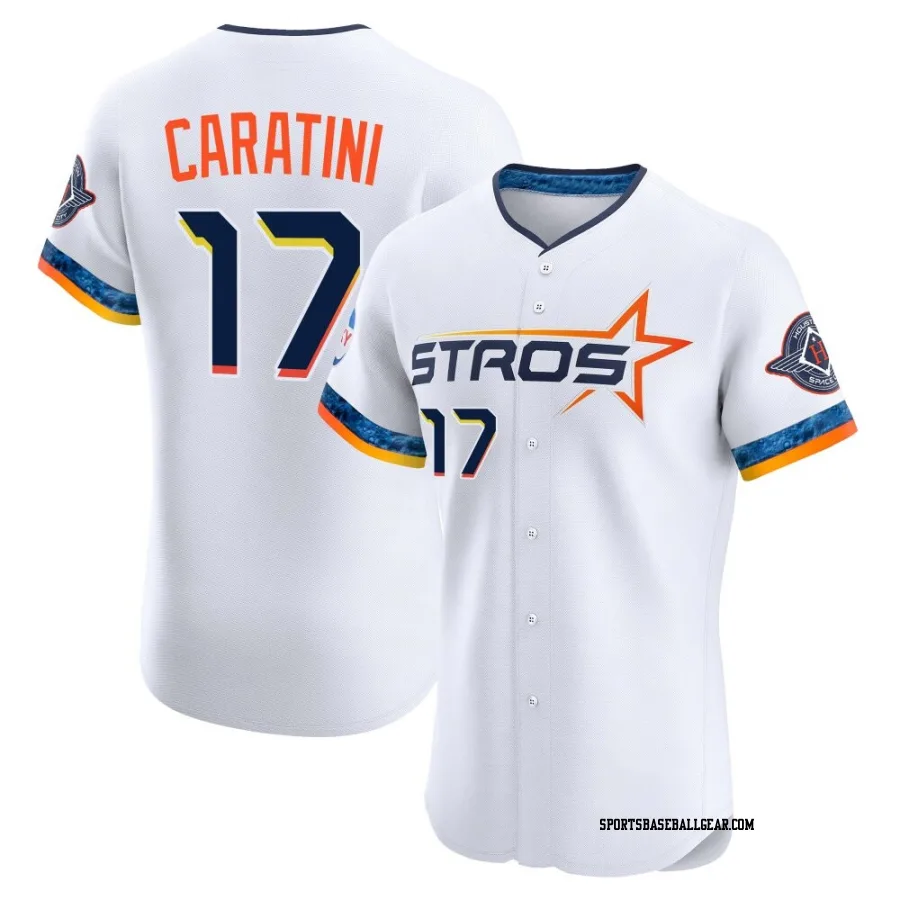 Victor Caratini Men's Houston Astros White Elite 2025 City Connect Jersey