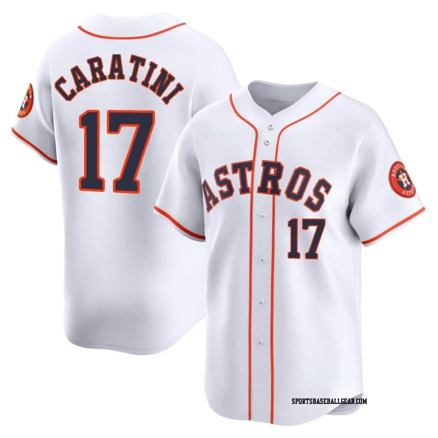 Victor Caratini Men's Houston Astros White Limited Home Jersey