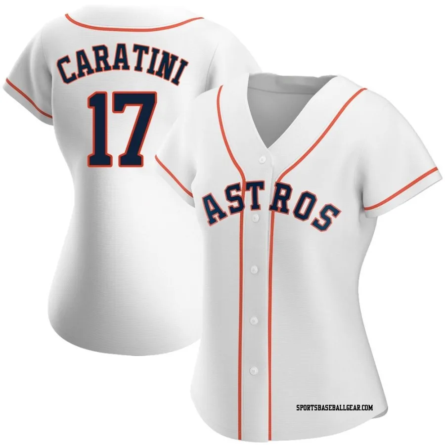 Victor Caratini Women's Houston Astros White Replica Home Jersey