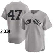 Victor Gonzalez Youth New York Yankees Gray Limited Away 2nd Jersey