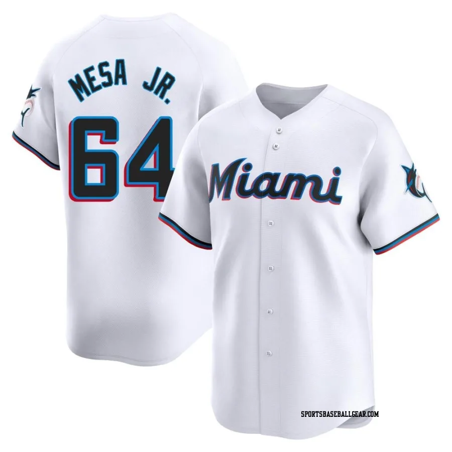 Victor Mesa Jr. Men's Miami Marlins White Limited Home Jersey