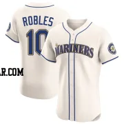 Victor Robles Men's Seattle Mariners Cream Elite Alternate Jersey