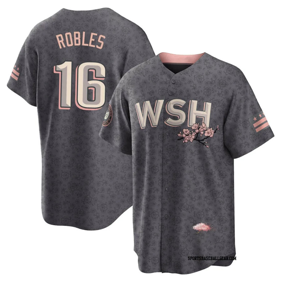 Victor Robles Men's Washington Nationals Gray Replica 2022 City Connect Jersey