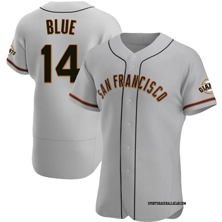 Vida Blue Men's San Francisco Giants Gray Authentic Road Jersey