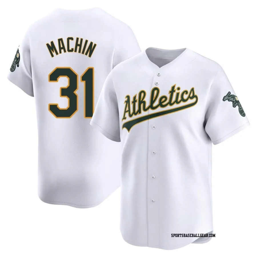 Vimael Machin Youth Oakland Athletics White Limited Home Jersey