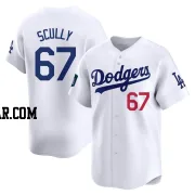 Vin Scully Youth Los Angeles Dodgers White Limited 2024 World Tour Seoul Series Home Jersey