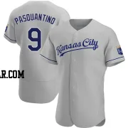 Vinnie Pasquantino Men's Kansas City Royals Gray Authentic Road Jersey