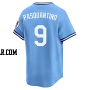 Vinnie Pasquantino Men's Kansas City Royals Light Blue Limited Throwback Cooperstown Collection Jersey