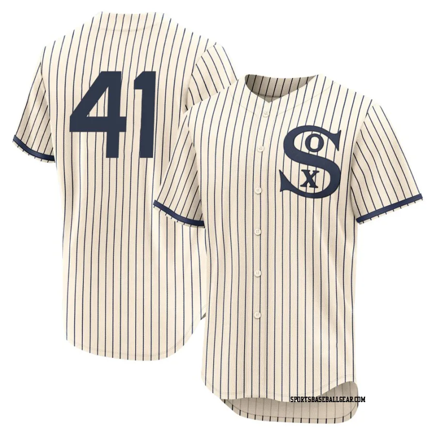 Vinny Capra Men&#039;s Chicago White Sox Cream Authentic 2021 Field of Dreams Jersey