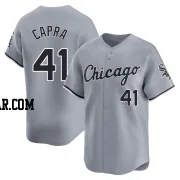 Vinny Capra Men's Chicago White Sox Gray Limited Road Jersey