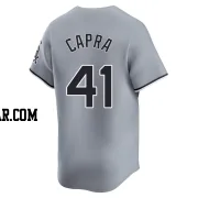 Vinny Capra Men's Chicago White Sox Gray Limited Road Jersey