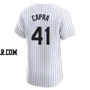 Vinny Capra Men's Chicago White Sox White Elite Home Jersey