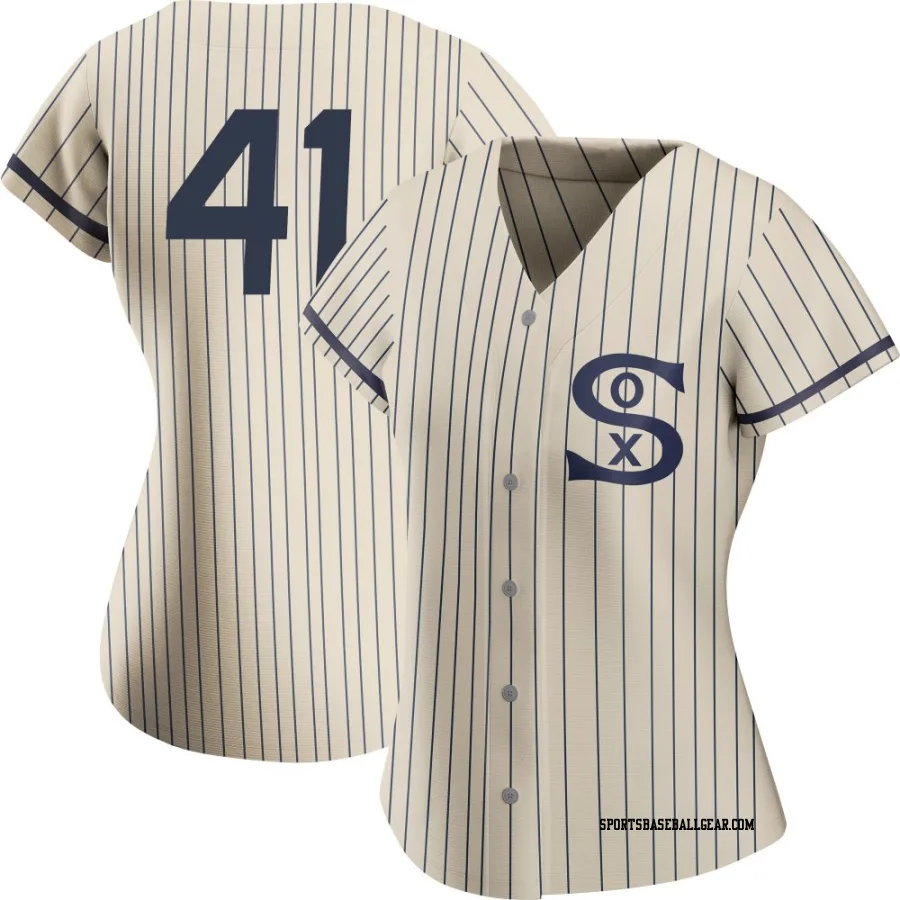 Vinny Capra Women&#039;s Chicago White Sox Cream Authentic 2021 Field of Dreams Jersey