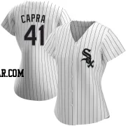 Vinny Capra Women's Chicago White Sox White Authentic Home Jersey