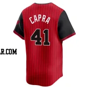 Vinny Capra Youth Chicago White Sox Red/Black Limited 2025 City Connect Jersey