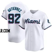 Vladimir Gutierrez Men's Miami Marlins White Limited Home Jersey