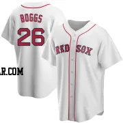 Wade Boggs Men's Boston Red Sox White Replica Home Jersey