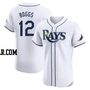 Wade Boggs Men's Tampa Bay Rays White Elite Home Jersey