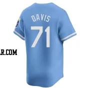 Wade Davis Men's Kansas City Royals Light Blue Limited Alternate Jersey