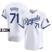 Wade Davis Youth Kansas City Royals White Limited Home Jersey