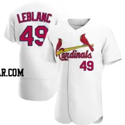 Wade LeBlanc Men's St. Louis Cardinals White Authentic Home Jersey