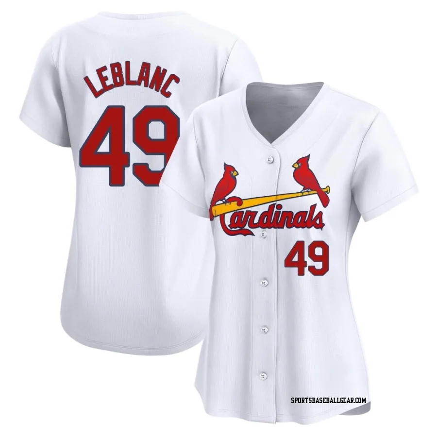 Wade LeBlanc Women's St. Louis Cardinals White Limited Home Jersey