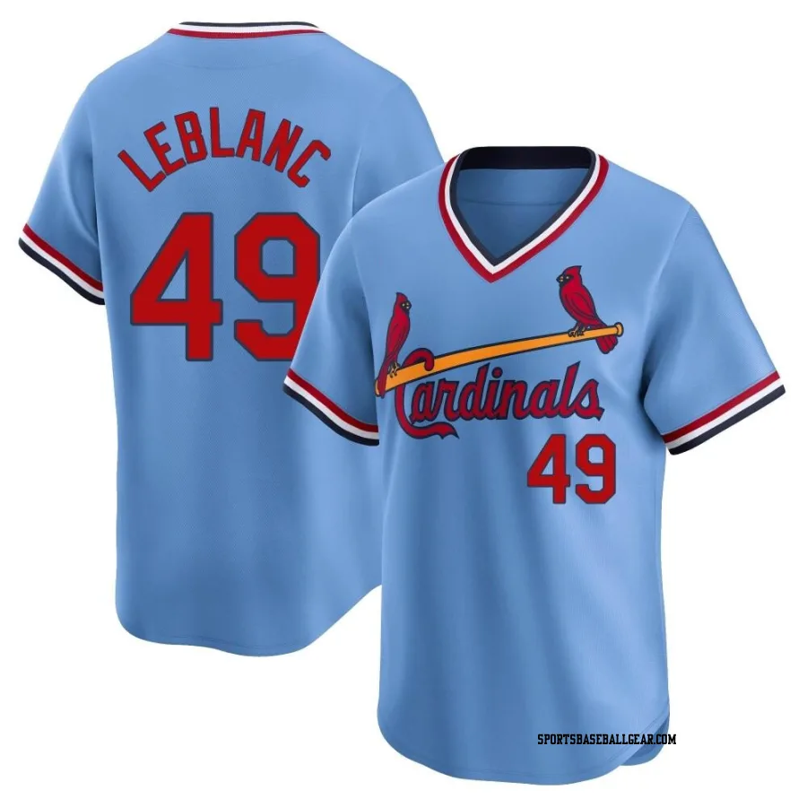 Wade LeBlanc Youth St. Louis Cardinals Light Blue Limited Cooperstown Collection Jersey