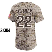 Wally Joyner Men's San Diego Padres Camo Elite Alternate Vapor Premier Jersey
