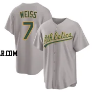 Walt Weiss Youth Oakland Athletics Gray Replica Away 2.0 Jersey