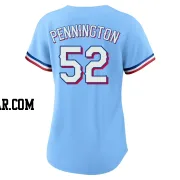Walter Pennington Women's Texas Rangers Light Blue Replica Alternate Jersey