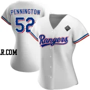 Walter Pennington Women's Texas Rangers White Authentic Home 2023 World Series Jersey