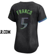 Wander Franco Women's Tampa Bay Rays Charcoal Limited 2024 City Connect Jersey
