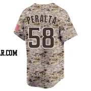 Wandy Peralta Men's San Diego Padres Camo Limited 2nd Alternate Jersey