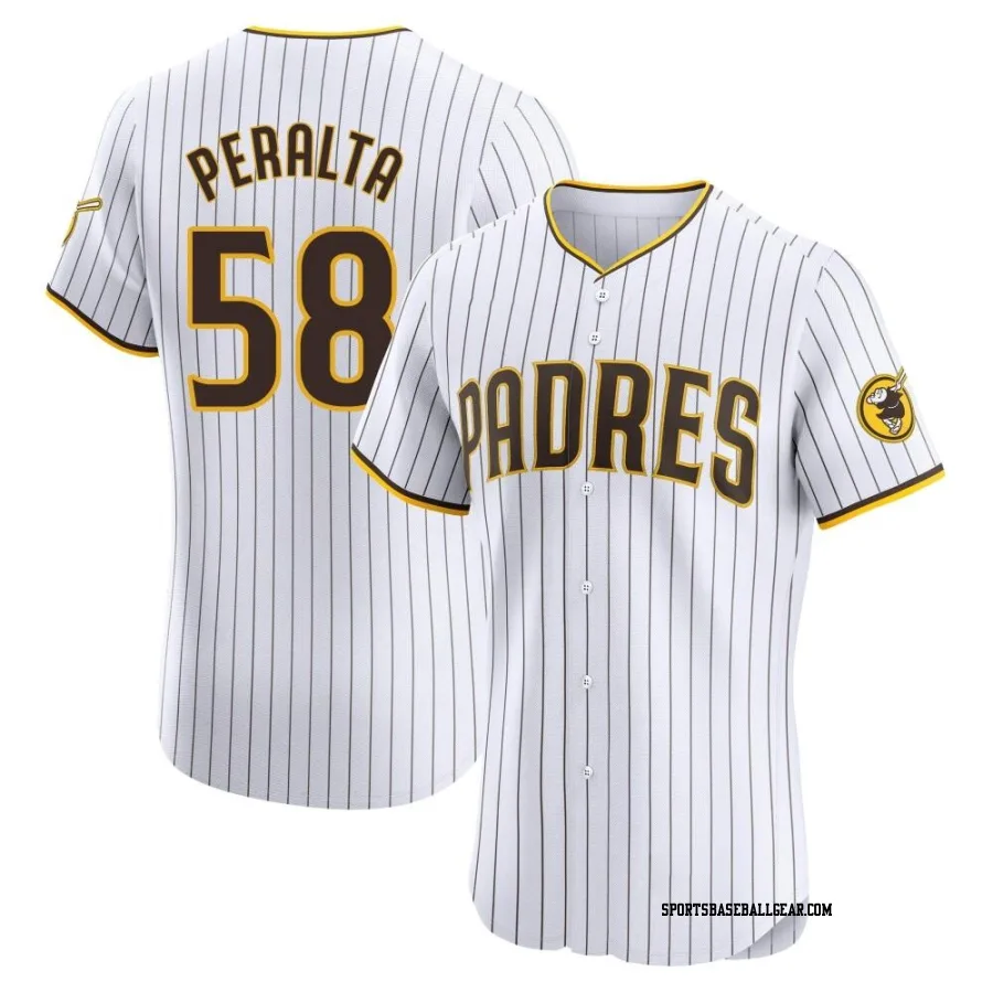 Wandy Peralta Men's San Diego Padres White Elite Home Jersey
