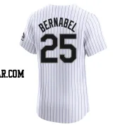 Warming Bernabel Men's Colorado Rockies White Elite Home Jersey