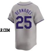 Warming Bernabel Youth Colorado Rockies Gray Limited Road Jersey