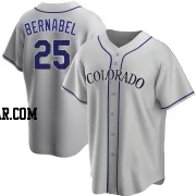 Warming Bernabel Youth Colorado Rockies Gray Replica Road Jersey