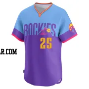 Warming Bernabel Youth Colorado Rockies Purple/Light Limited Blue 2025 City Connect Jersey