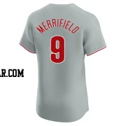 Whit Merrifield Men's Philadelphia Phillies Gray Elite Road Jersey