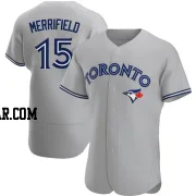 Whit Merrifield Men's Toronto Blue Jays Gray Authentic Road Jersey