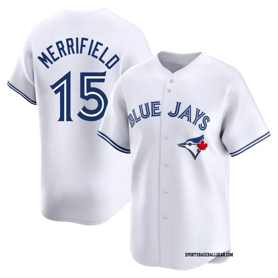 Whit Merrifield Youth Toronto Blue Jays White Limited Home Jersey