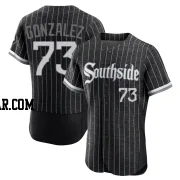 Wikelman Gonzalez Men's Chicago White Sox Black Authentic 2021 City Connect Jersey
