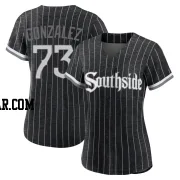 Wikelman Gonzalez Women's Chicago White Sox Black Authentic 2021 City Connect Jersey